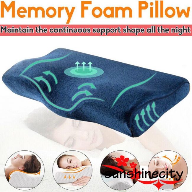 best pillows for neck pain posture correction curve memory pillow