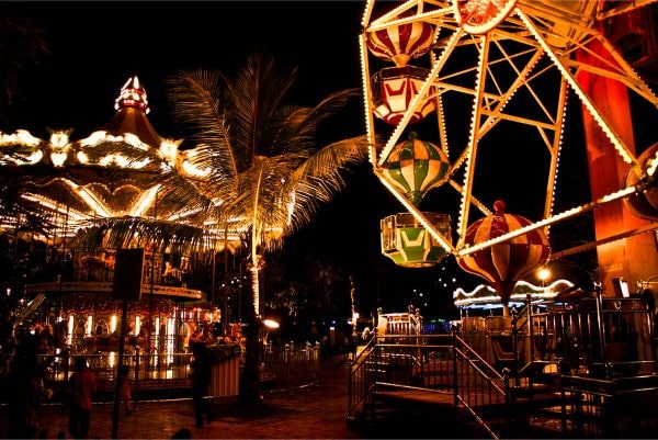 night view of danga bay world theme park things to do in jb