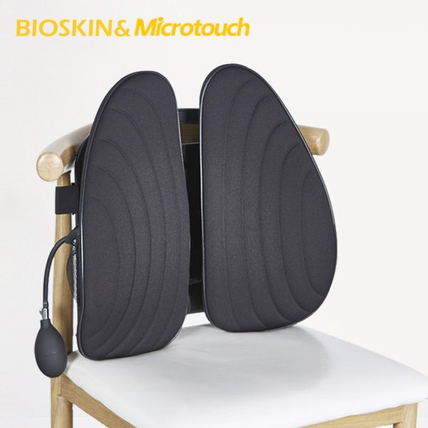 BIOSKIN Microtouch Smart Lumbar Support Pillow office chair adjustable