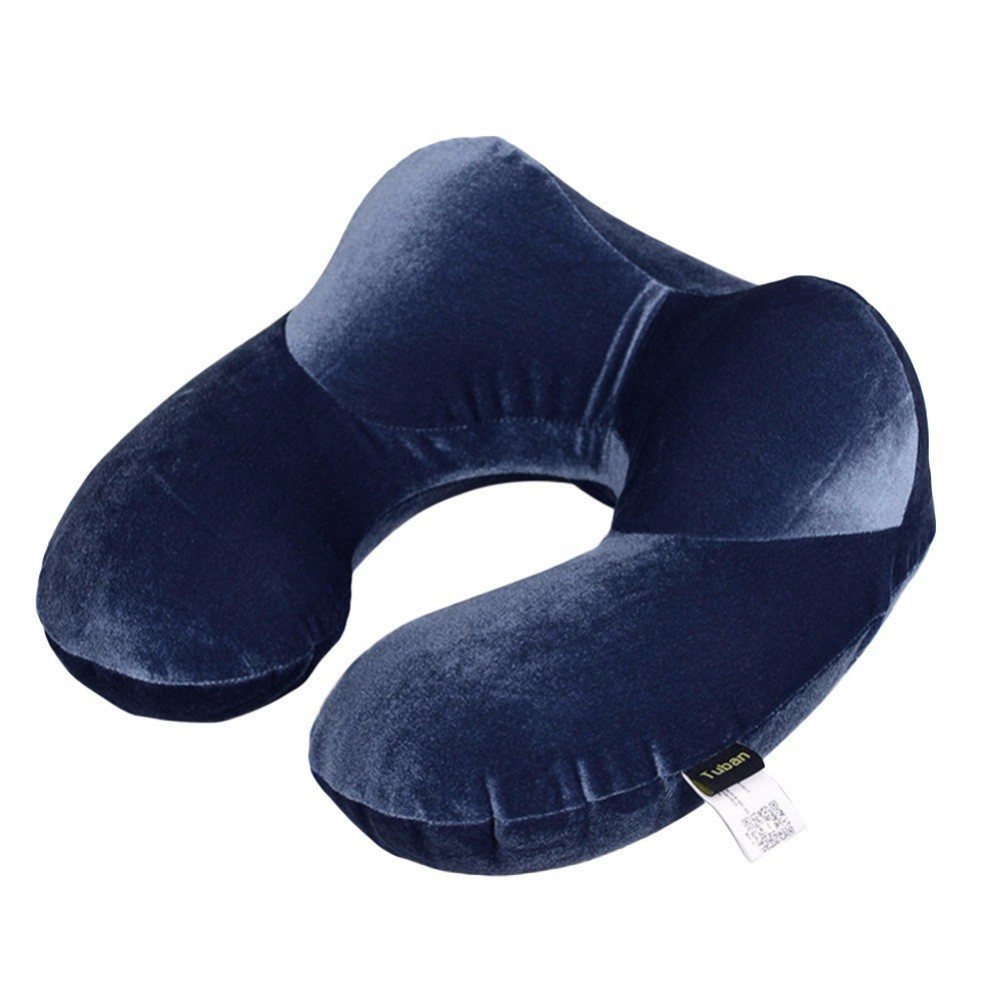 inflatable pillow with neck rest