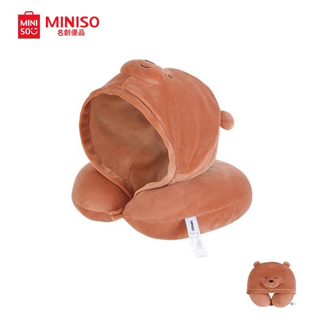 miniso best travel pillow with hood