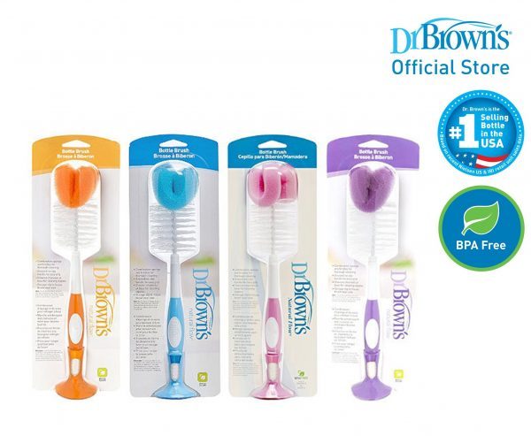 baby essentials singapore dr browns baby bottle brush multi-colour