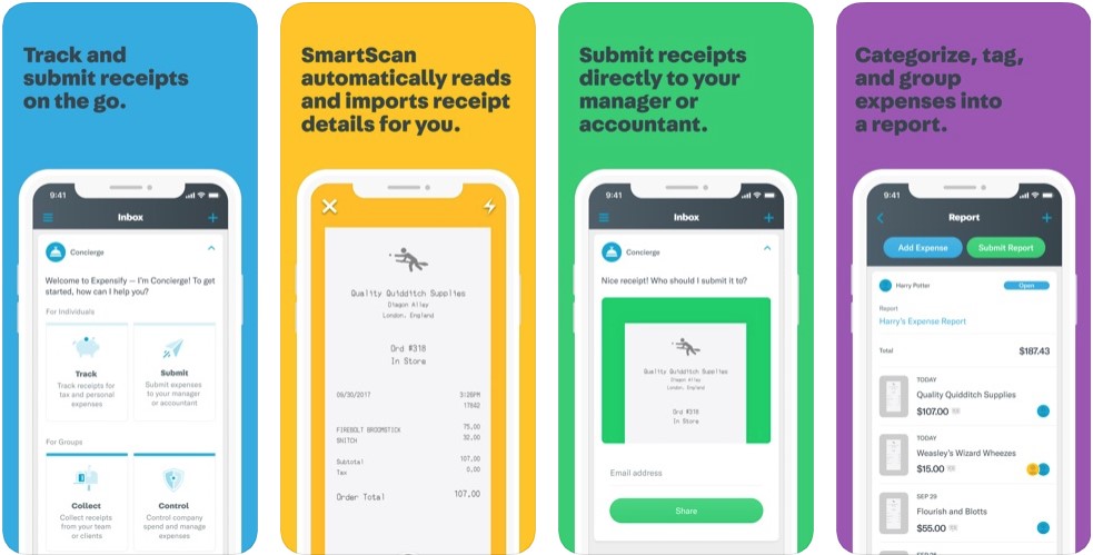 expensify best expense tracker apps