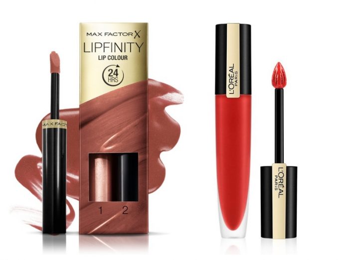 long lasting lipstick max factor lipfinity l'oreal paris rouge signature matte ink