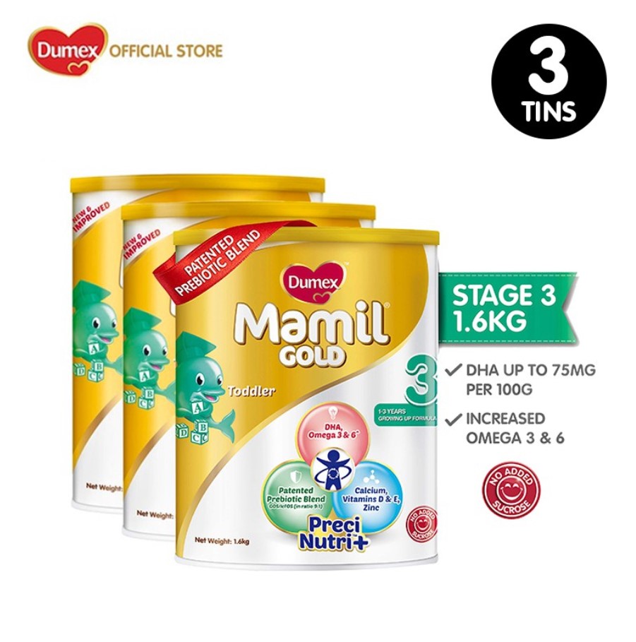 Dumex Mamil Gold Stage 3 Growing Up Baby Milk Formula