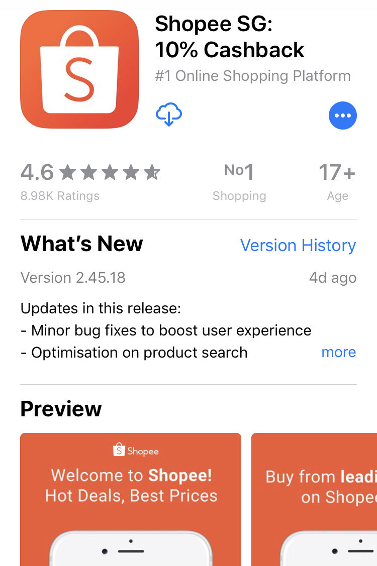 shopee first time user app download