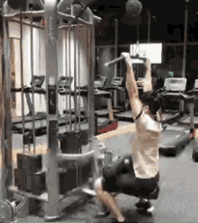 lat pulldown gif gym for beginners
