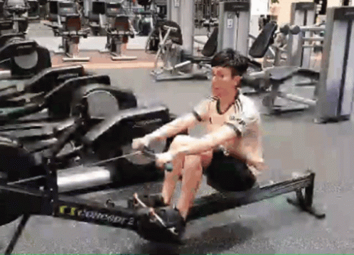 rower gif gym for beginners