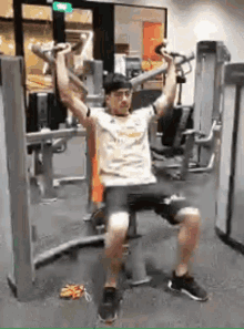 shoulder press gif gym for beginners
