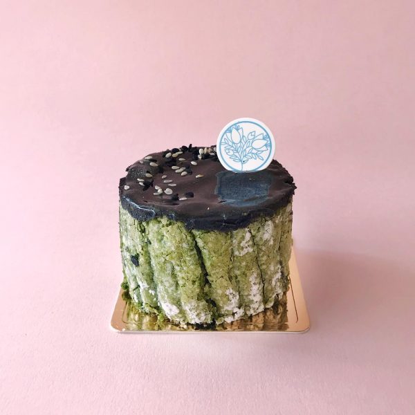 best matcha cake singapore flor patisserie black sesame emerald black