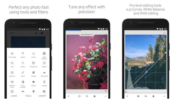 best free photo editing app smartphone snapseed