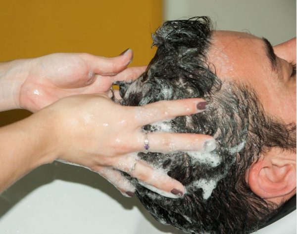 hair wash korean perms for men