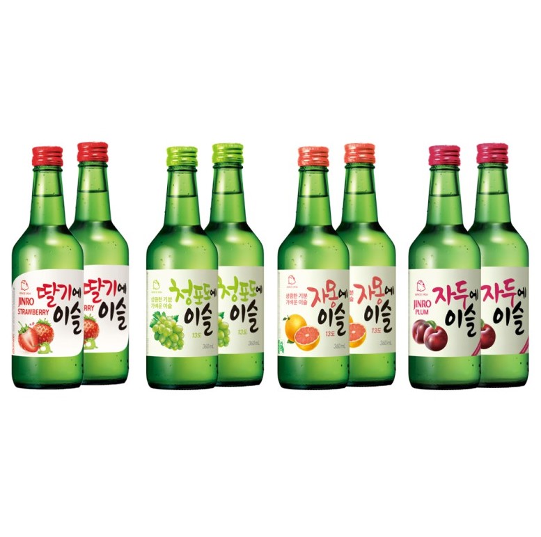 Jinro Soju 8 bottle set