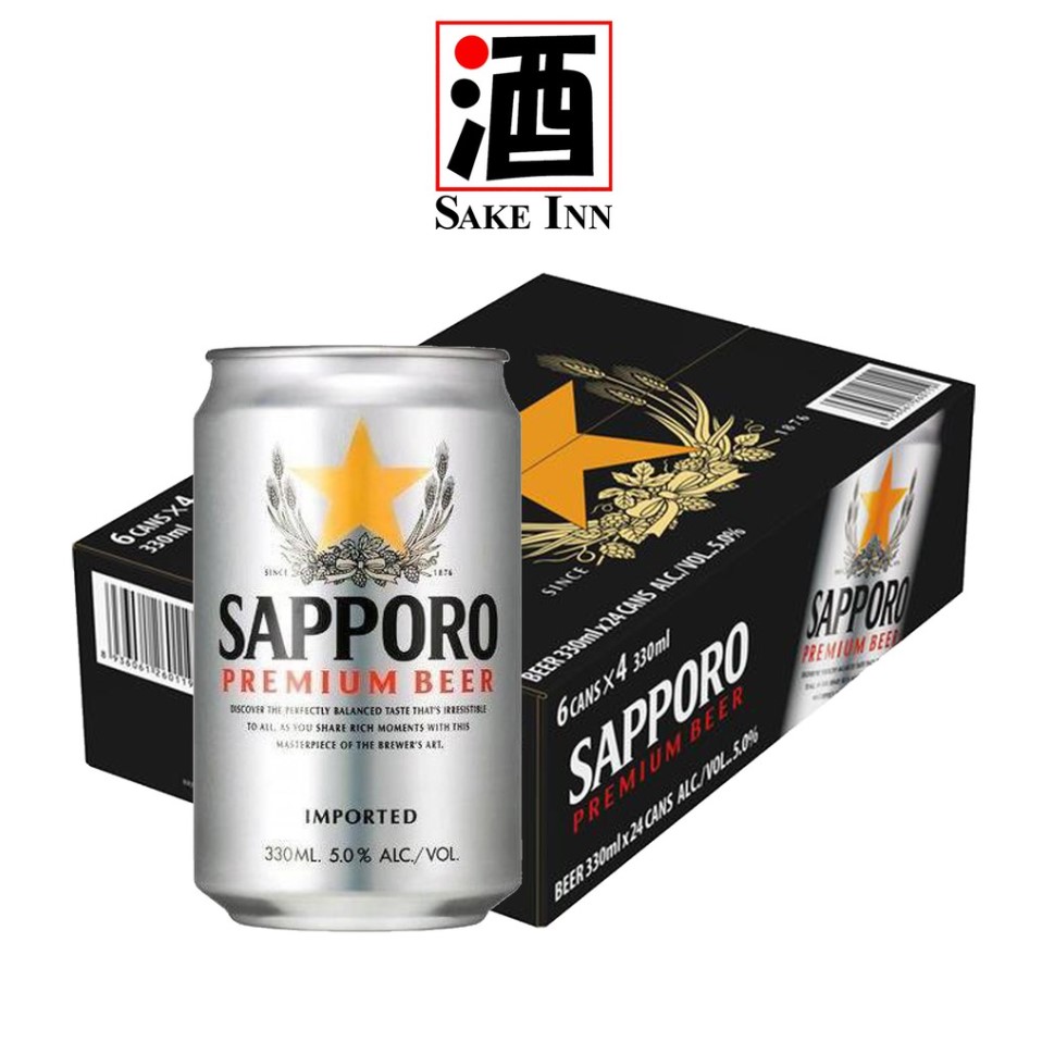 Sapporo Premium Can Beer