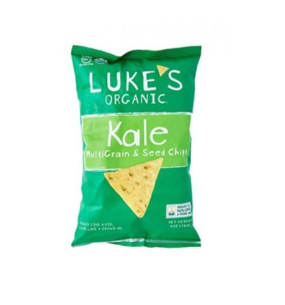 healthy snack singapore low calories luke's organic kale multigrain chips