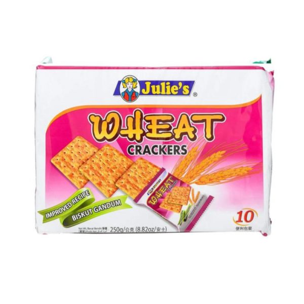 healthy snack singapore low calorie julie's wheat crackers