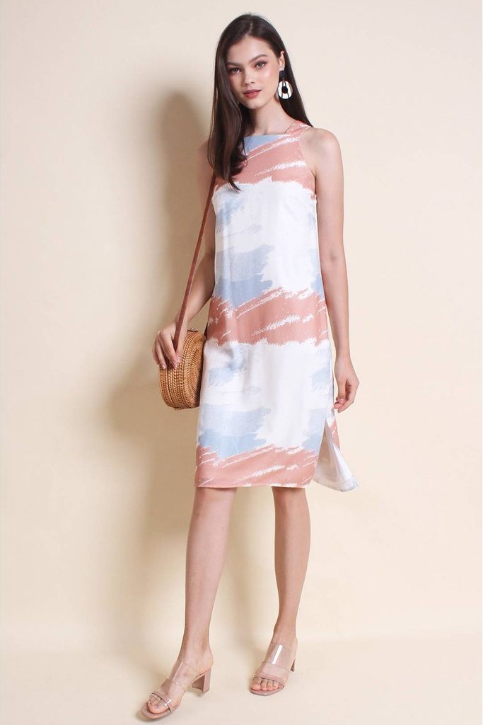 Abstract Shift Dress