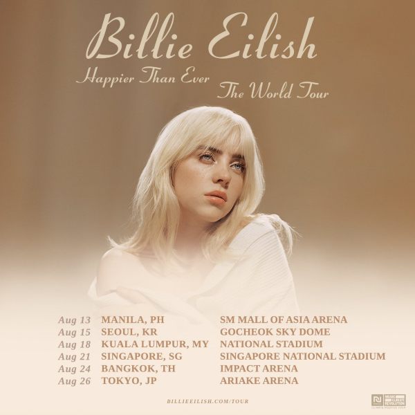 Billie Eilish Happier Than Ever World Tour