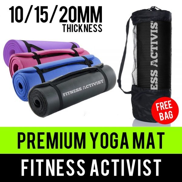 Extra Thick Yoga Mat With Comfort Foam
