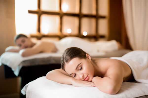 two ladies relaxing in lifespa singapore