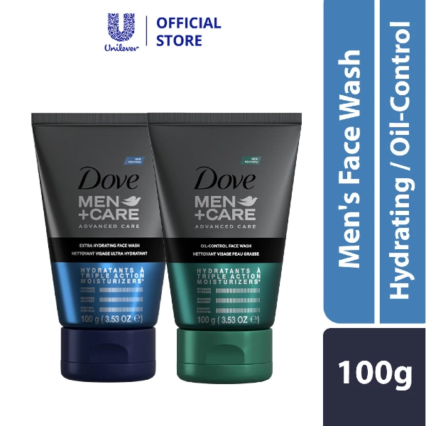 Dove Men+Care Extra Hydrating Face Wash - best face wash for men with dry skin