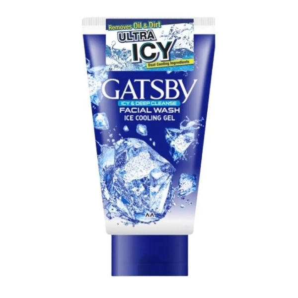 GATSBY Ice Cooling Gel Facial Wash - best face wash for men with oily skin