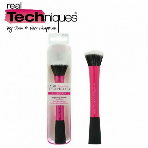 types of makeup brushes stippling brush real techniques