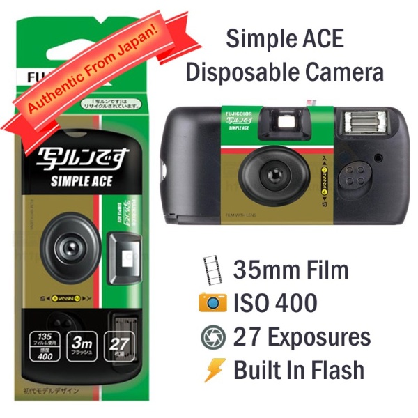 Fujifilm Simple Ace Disposable Film Camera