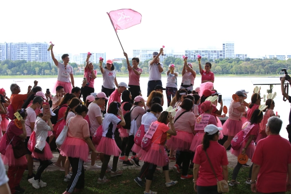 pink ribbon walk