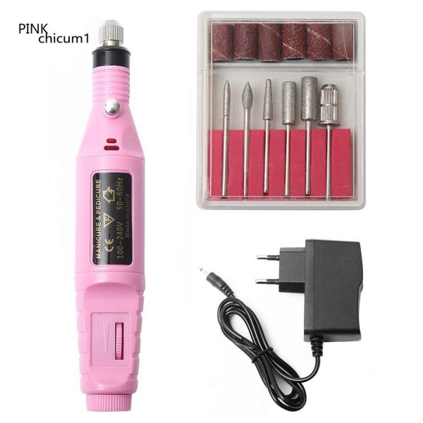 how to remove gel nail polish electric nail file pink quick buff remover