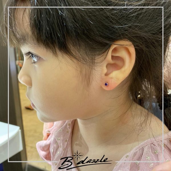 ear piercing for kids singapore b'dazzle girl with earring