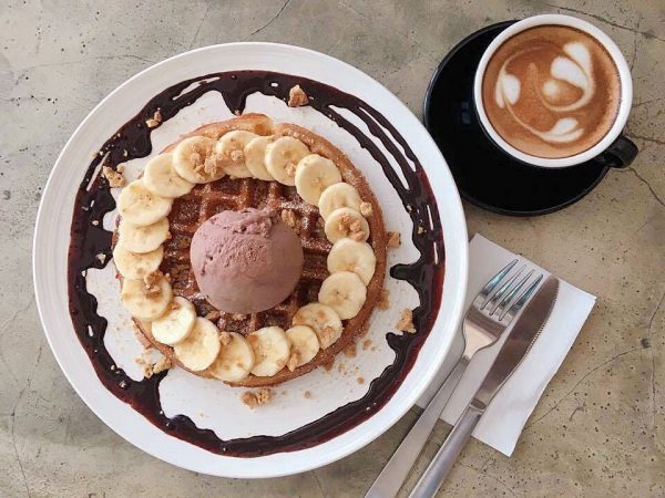 carrara cafe best waffles in singapore that taste like banana crumble