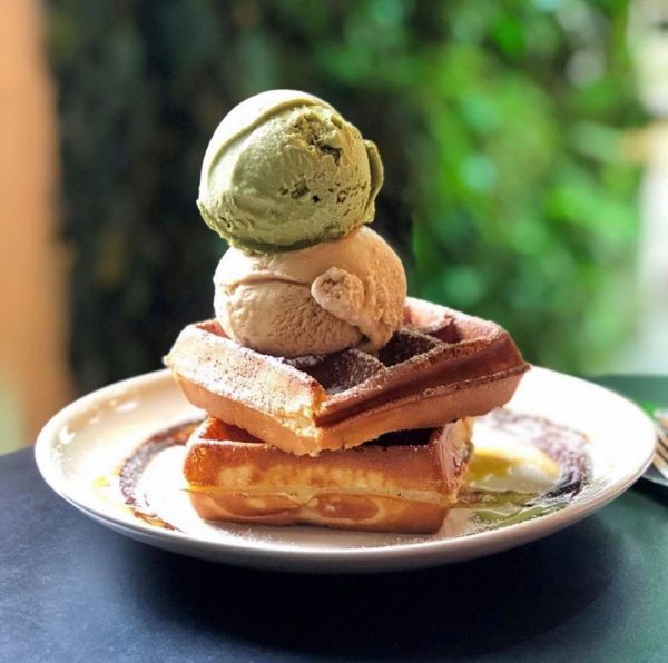  best waffles in singapore with creamier ice cream
