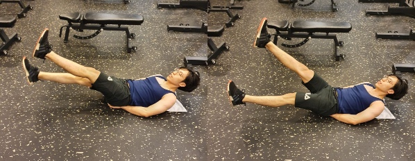 how to train for ippt flutter kicks to improve core strength