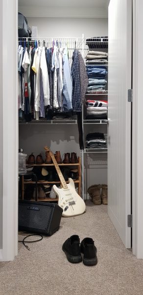 bomb shelter walk-in wardrobe ideas for small hdb flats clothes arrangement