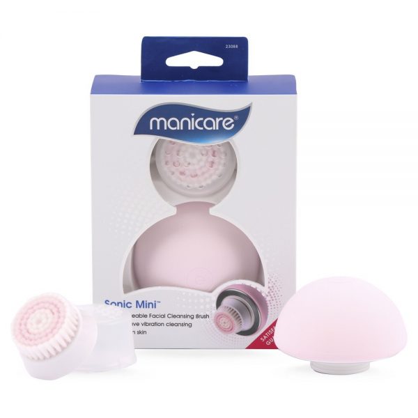 facials at home cleansing device manicare sonic mini facial cleanser