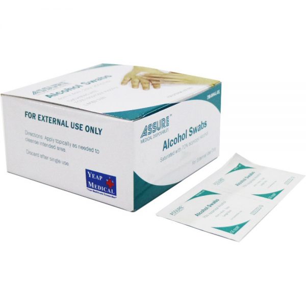 first aid box checklist alcohol swab