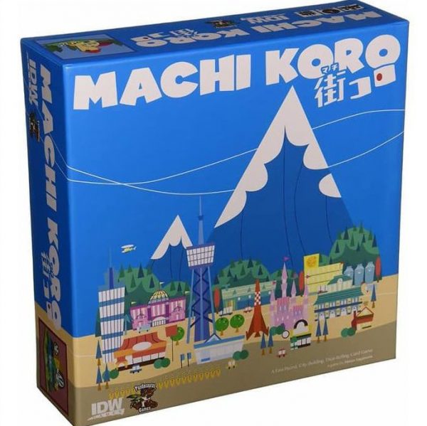 machi koro couple card game build town landmarks