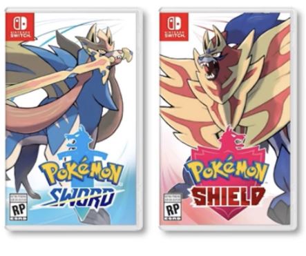 pokemon sword and shield box