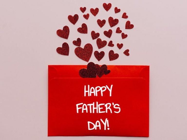 handmade father's day cards kids ideas red envelope hearts