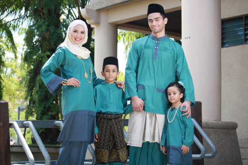 Dress up in the best clothes (Hari Raya)