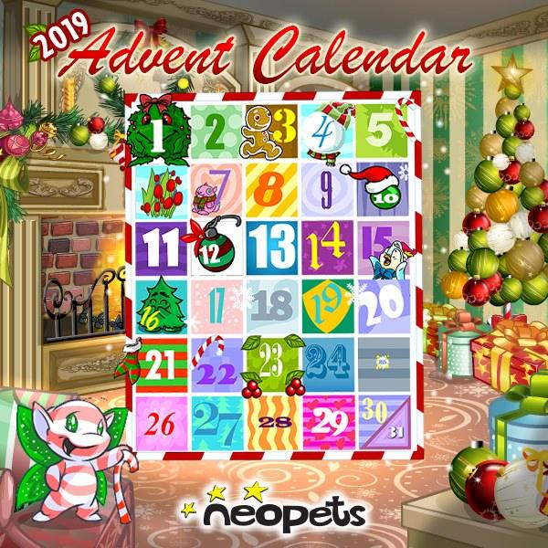advent calendar neopets mobile