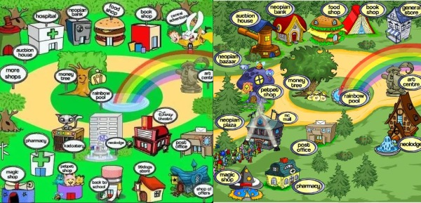 neopia central collage neopets mobile