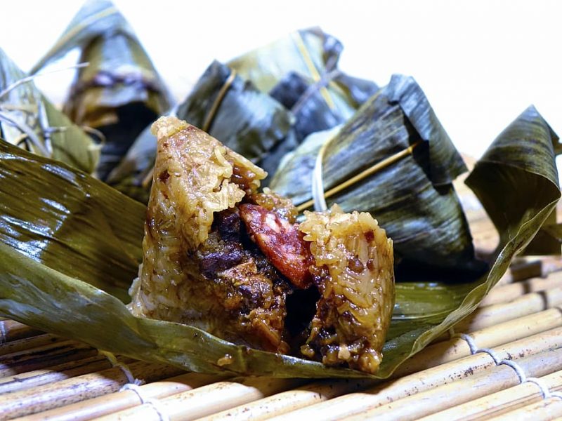 rice dumplings consumed during dragon boat festival