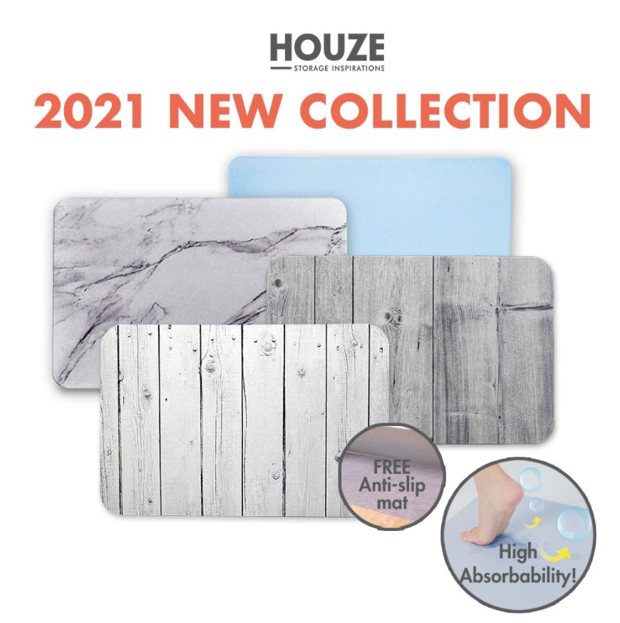 HOUZE - Diatomite Absorbent Mat