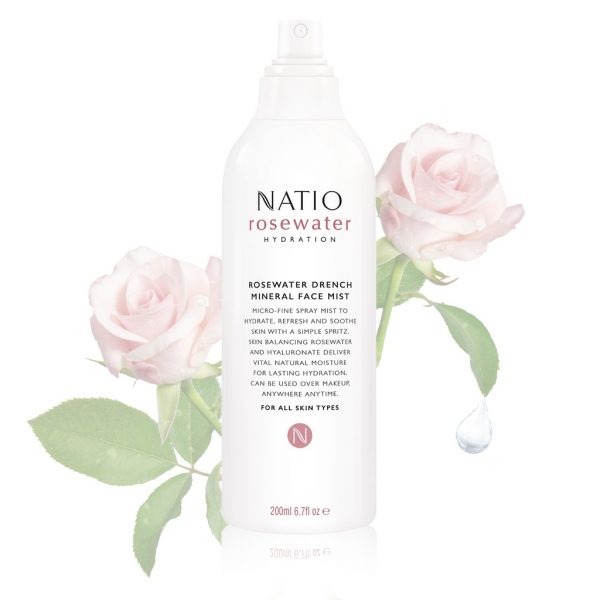 natio rosewater best facial mists