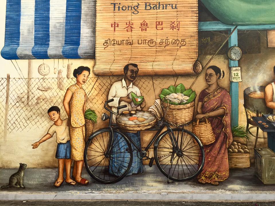 best neighbourhood in singapore with wall mural tiong bahru