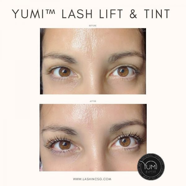 best lash lift singapore yumi tint lash inc before after