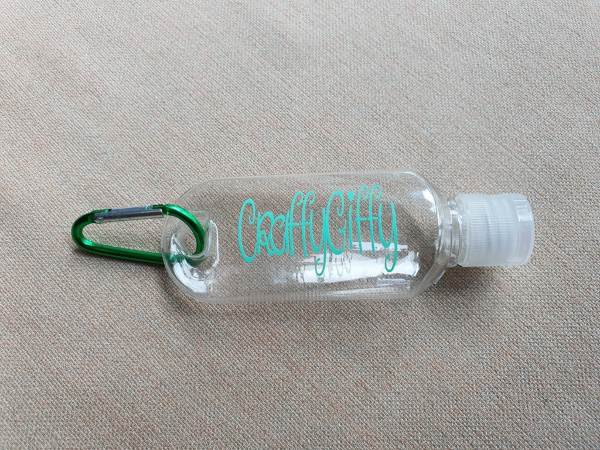 personalised hand sanitiser bottle children's day name