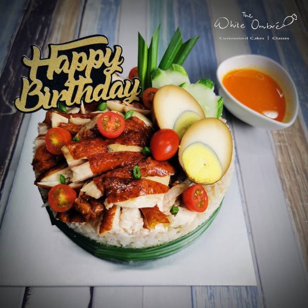 21st birthday cake singapore hainanese chicken rice cake